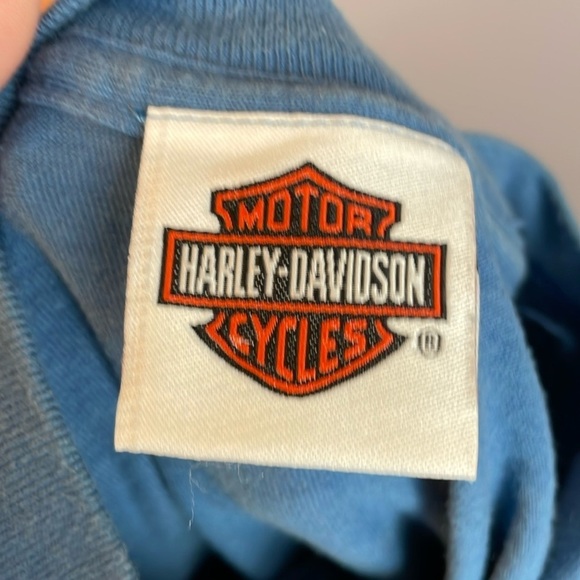 Harley Davidson Motorcycles Vintage Blue Rock Hill, SC Graphic T-shirt size M - Picture 4 of 16